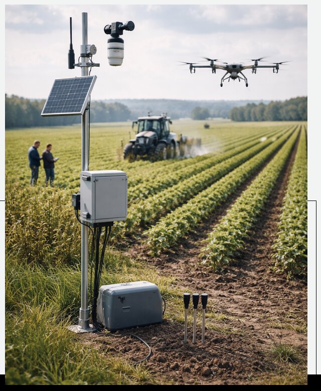 Разработка IoT мониторинга полей в Большой Камне от 8620 р. | АвикейБль